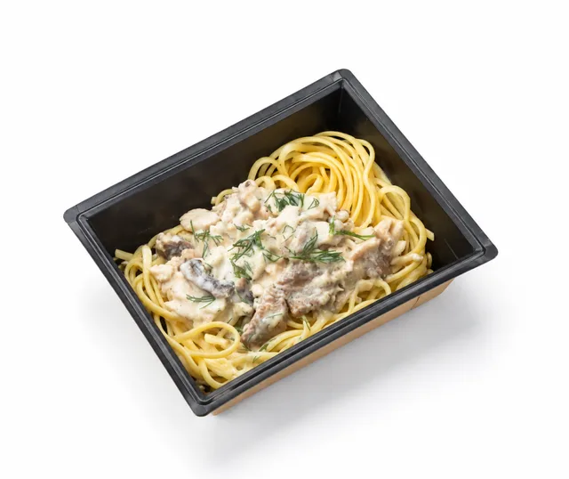 Фрикасе из курицы с пастой