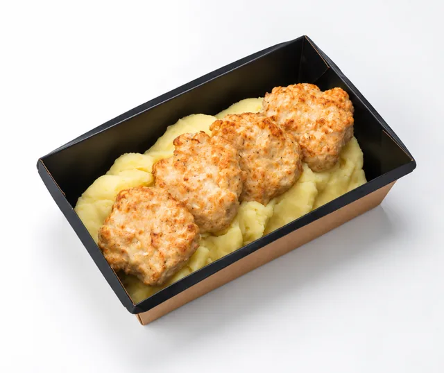 Котлета рубленая куриная с пюре XL